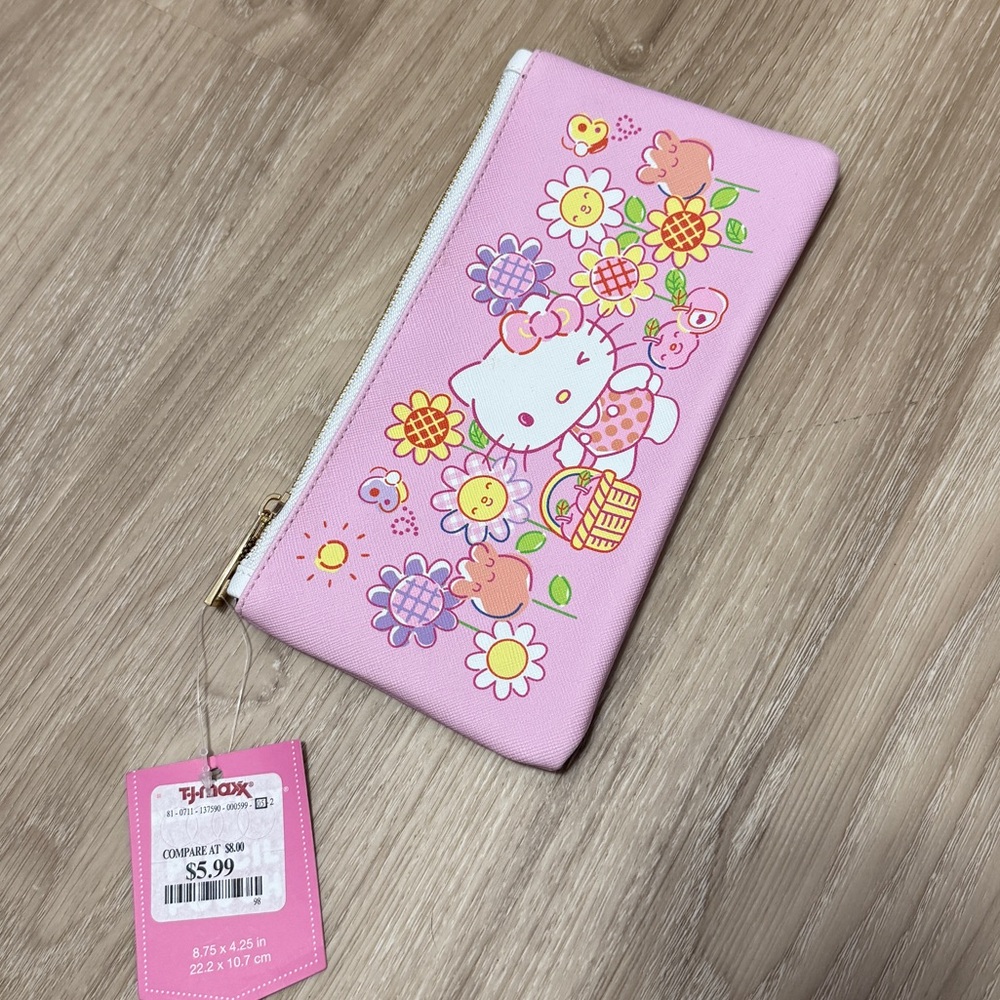 Hello Kitty Floral Pencil Case